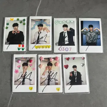 WEi 김준서 사인 포함 폴라로이드