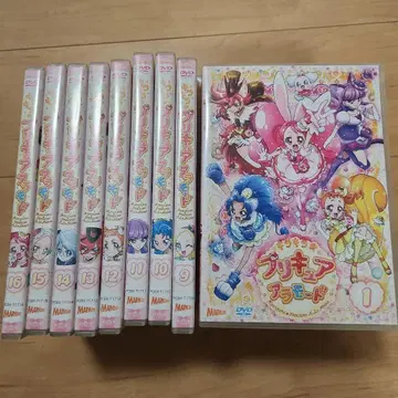 키라키라 프리큐어 아라모드 DVD 전 16권 세트 렌탈 업 제품
