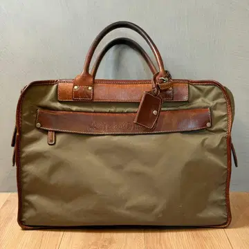 페리지 Felisi 브리프 케이스 8637 카키 가죽 올리브