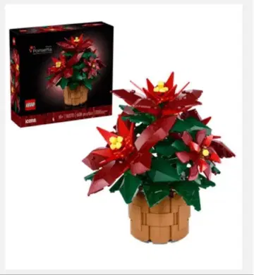 레고 아이콘 보타니컬 컬렉션 10370 포인세티아 생일 기념일