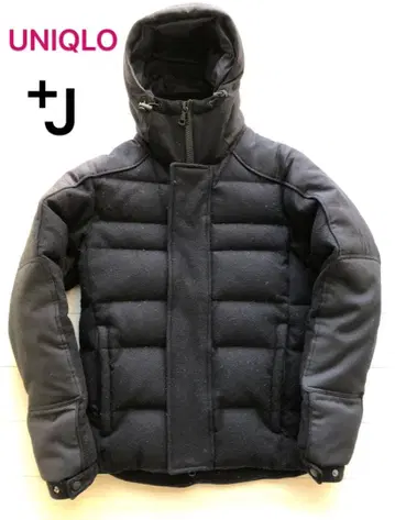 유니클로 +J 다운 자켓 네이비