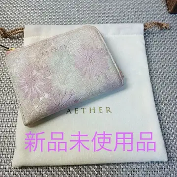 미사용 새상품 에테르 마가렛 엠보 미니 지갑 L자 지퍼