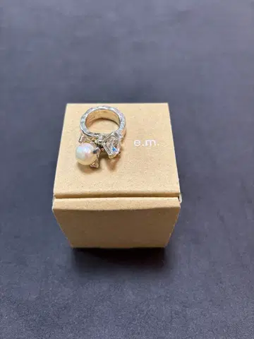 [ 미사용 ] e.m. 실버 반지