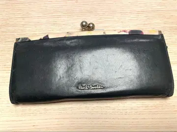 폴 스미스 블랙 가죽 장지갑