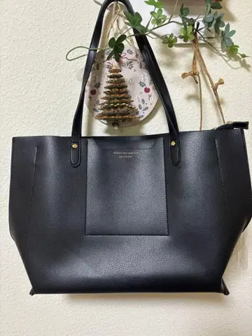 ROPE PICNIC 블랙 토트백