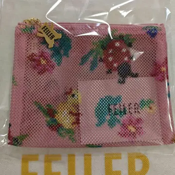 페이러 하이디 메쉬 파우치 핑크 미니