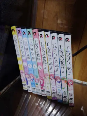 5등분의 신부 DVD 1기 & 2기 합계 10권 세트