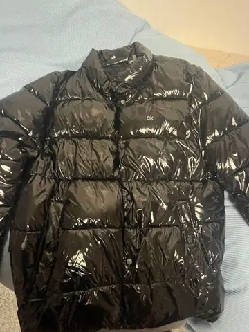 캘빈 클라인 블랙 다운 자켓 L