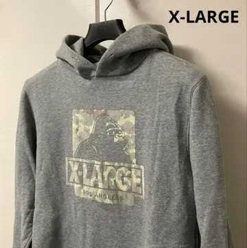 X-LARGE 엑스라지 빅 로고 후드티 풀오버 남성용 M