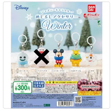디즈니 캐릭터 메지루시 액세서리 WINTER 세미 컴프