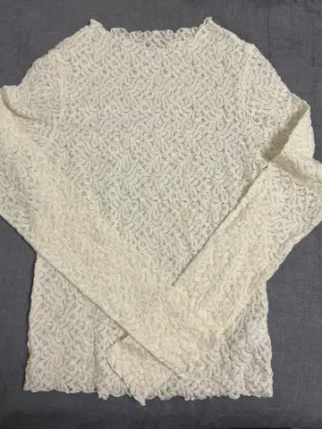 [ 미사용 새상품 ] 25AW IENA 페이즐리 레이스 풀오버