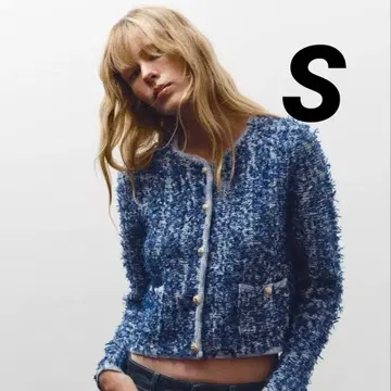 ZARA 인터샤 니트 자켓 S 사이즈
