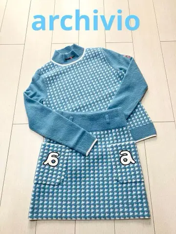 새상품급 아르치비오(archivio) 니트 풀오버 스커트 사이즈 36