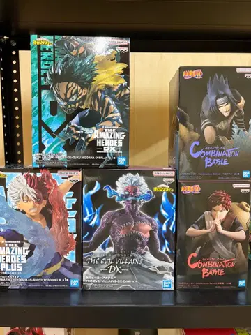 [ 미개봉 ] 나의 히어로 아카데미아, 나루토 피규어 묶음 판매 5점