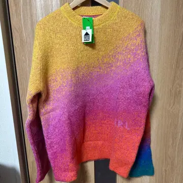 ERL 레인보우 그라데이션 모헤어 스웨터