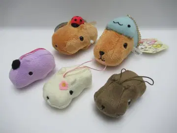 카피바라 씨 봉제 인형 5체 세트 1 레트로