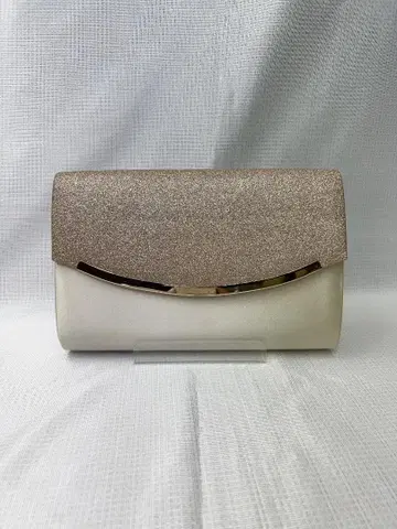 골드 글리터 마감 클러치백