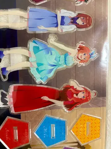 5등분의 신부 아크릴 스탠드 5종 세트