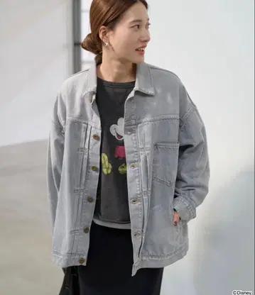 FRAMeWORK 엑스라지 데님 자켓 그레이 미사용 새상품