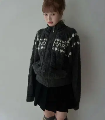 andmary Mary knit cowichan gray