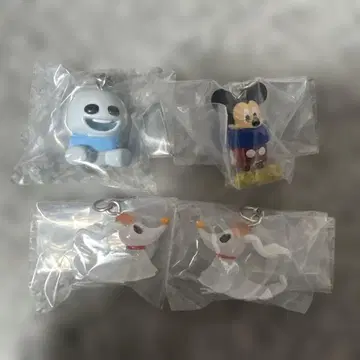 디즈니 캐릭터 메지루시 액세서리 Winter 4개 세트