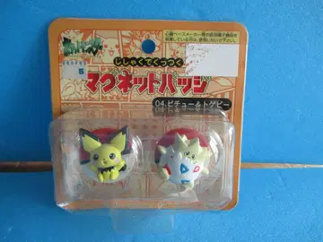 골동품 포켓몬 마그넷 배지 피츄 & 토게피