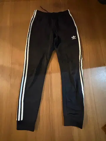 adidas 3라인 조거 팬츠 S 블랙 저지