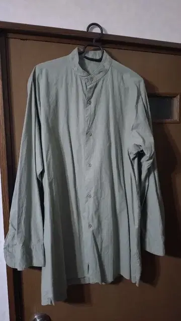 슬리핑 셔츠 올리브 그린 밀리터리