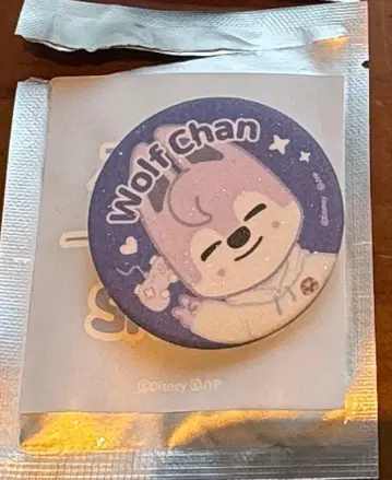 StrayKids 스키즈 주토피아 콜라보 캔뱃지 울프찬