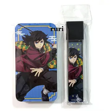 [ 미개봉 ] 귀멸의 칼날 토미오카 기유 슬라이드 캔 케이스 스틱 미러