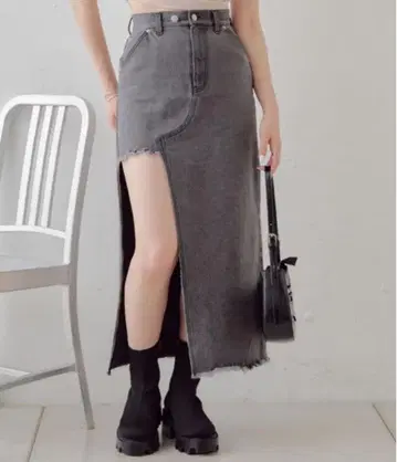 chico 데님 롱 스커트