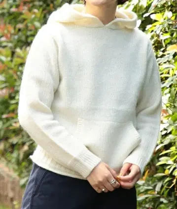 BEAMSBOY 셰틀랜드 후디 니트