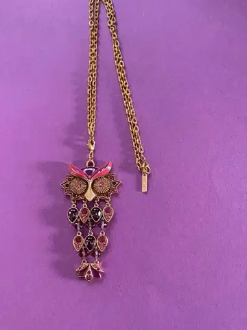 ANNA SUI 목걸이 올빼미