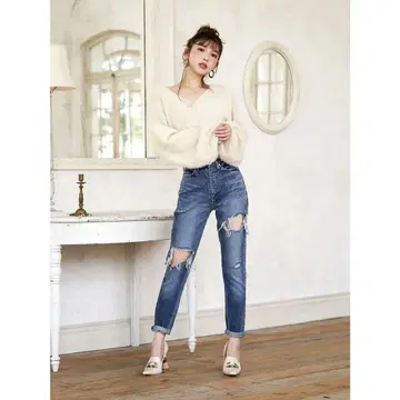 다리치 빈티지 테이퍼드 데님 20AW (블루)