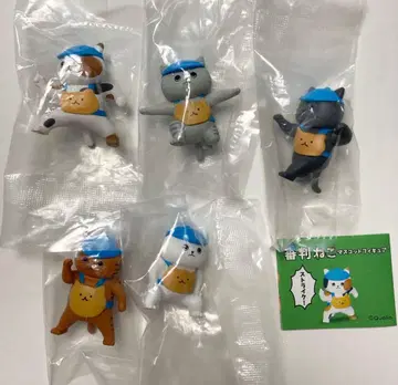 심판 고양이 마스코트 피규어