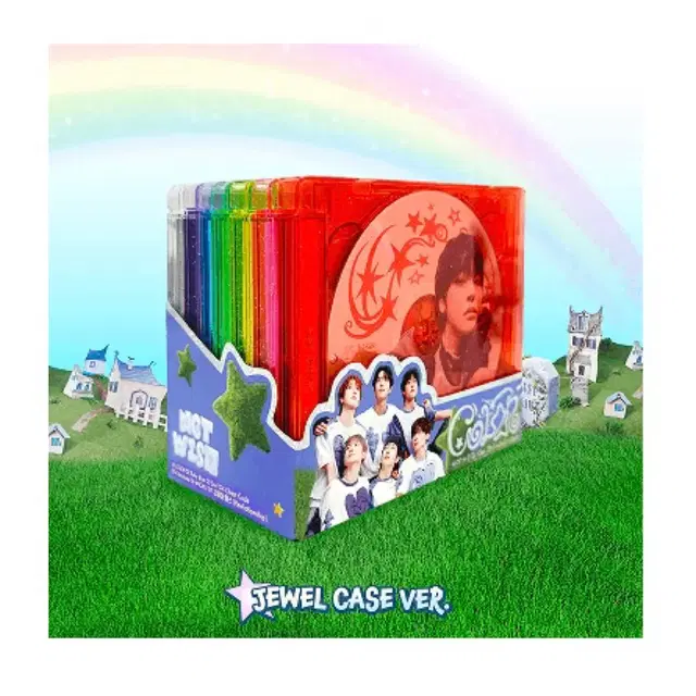 엔시티위시 컬러 앨범 쥬얼케이스 세트 판매