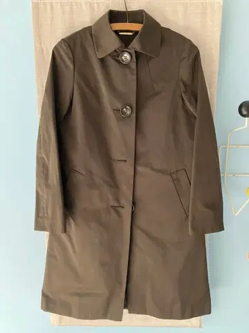 MICHAEL KORS 다크 브라운 롱 코트