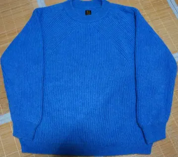 BATONAR 모헤어 니트 알파카 블루