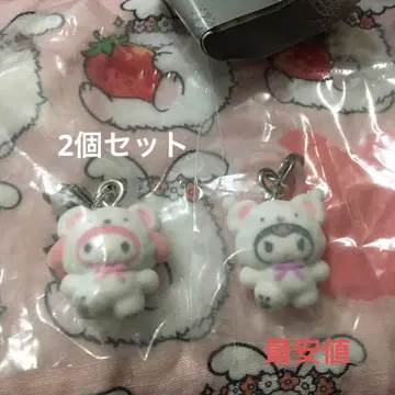 최저가 마이멜로디 쿠로미 메지루시 액세서리 2개 미개봉 새상품