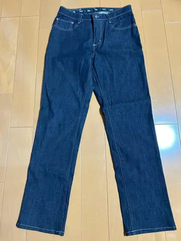 EDWIN 다크 네이비 스트레이트 데님 팬츠 얇은 소재