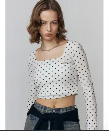 시어 벨로아 플레이트 크롭 탑