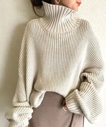 TODAYFUL 버키리 오버 니트 내추럴