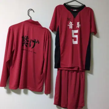 하이큐!! 유니폼 S 사이즈 빨검 등번호 5