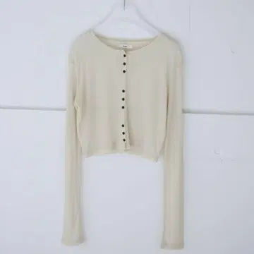 anuke Sheer Rib Cardigan 아이보리