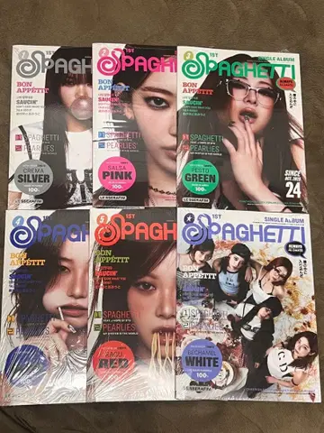 LESSERAFIM SPAGHETTI 6장 세트