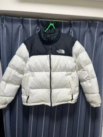THE NORTH FACE 다운 자켓 화이트/블랙