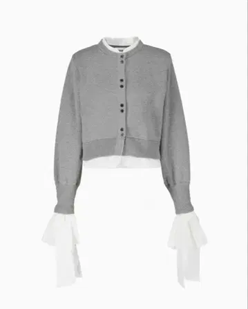 Bibiy ANGELIQUE KNIT 니트 그레이 셔츠