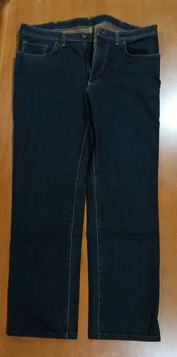 [ 빅 사이즈 ] EDWIN 스트레이트 데님 다크 네이비 사이즈 38