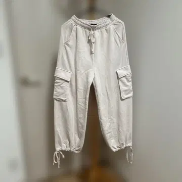 NICE CLAUP 라이트 베이지 카고 팬츠 F 사이즈