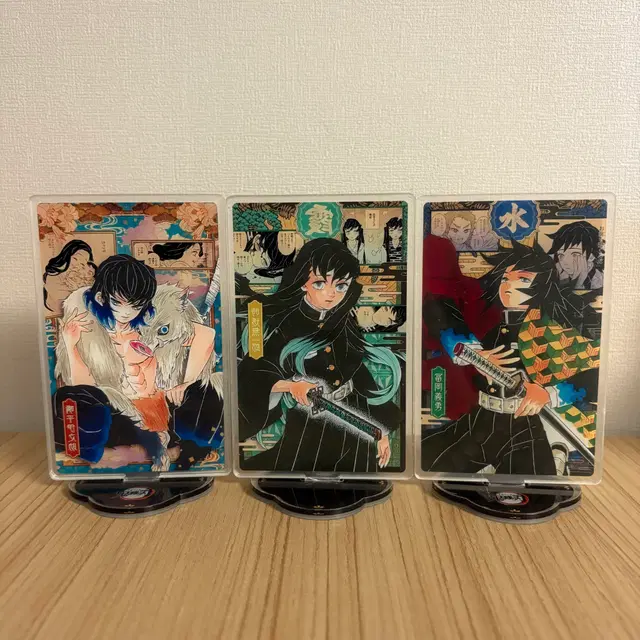 귀멸의칼날아크릴스탠드 기유 무이치로 오바나이 미츠리 사네미 이노스케 귀칼